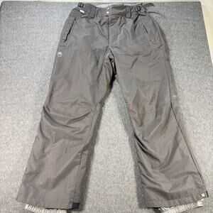 Columbia Convert Snow Pants‎ Mens Large Gray BASETRX Waterproof Ski Snowboard